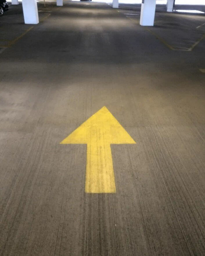 When Parking Lot Signage Is Slightly off