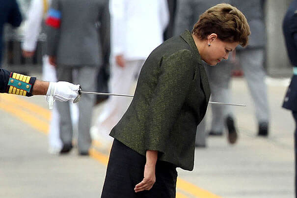 Dilma Rousseff Getting Stabbed