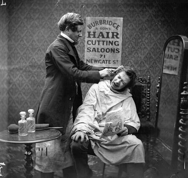 Men Went to Barbers for Shaves, Women Remained Hirsute