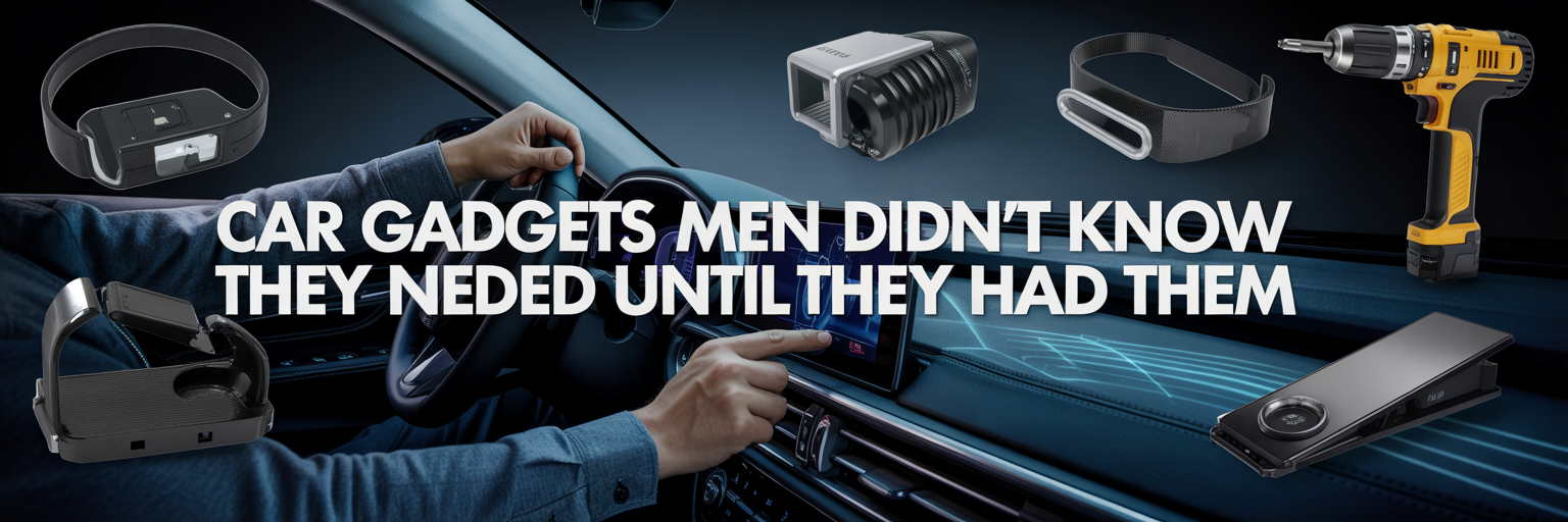 Car Gadgets Men Didn't Know They Needed Until They Had Them