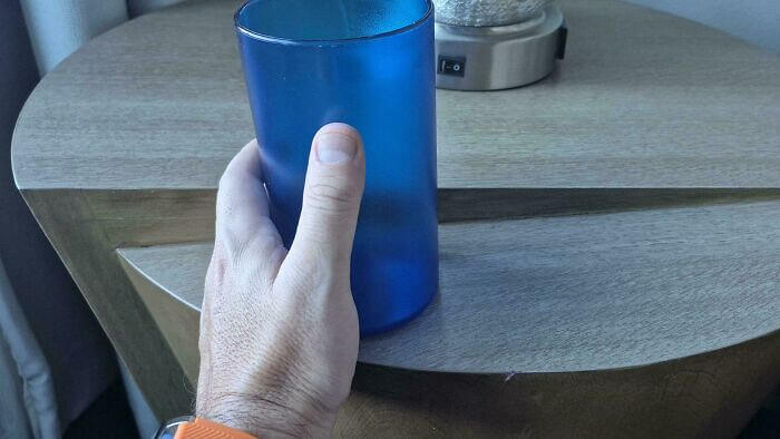 The Awkwardly Slanted Table Edge That's Good for Nothing