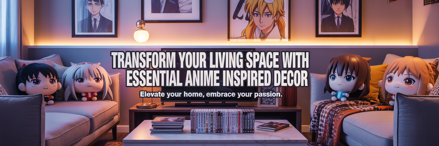 Transform Your Living Space With Essential Anime Inspired Decor