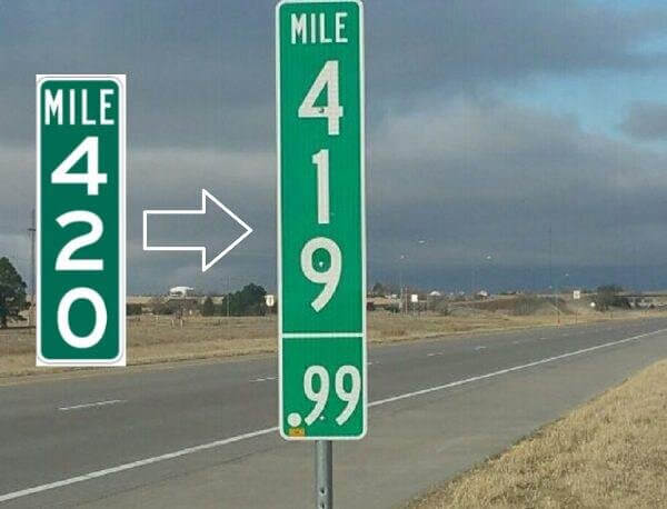 The 419.99 Mile Marker