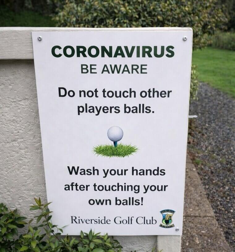 Maybe They Should’ve Said “Golf Balls”
