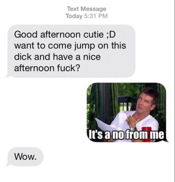 A Funny and Not A Mean Response