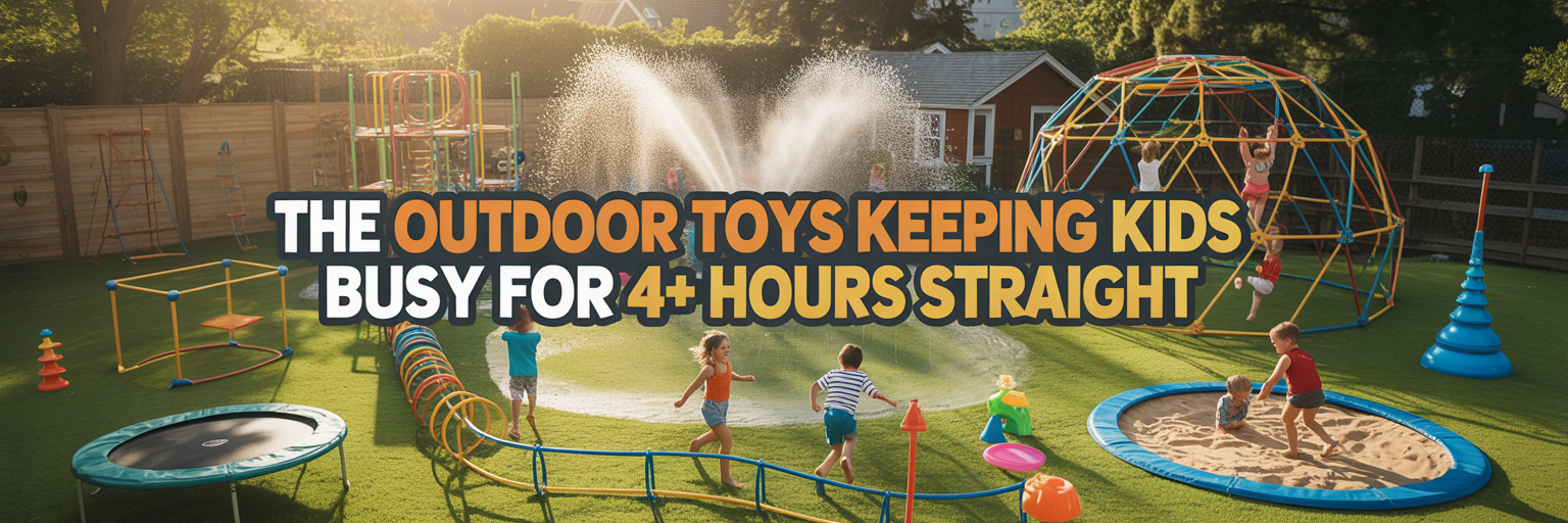 The Outdoor Toys Keeping Kids Busy for 4+ Hours Straight