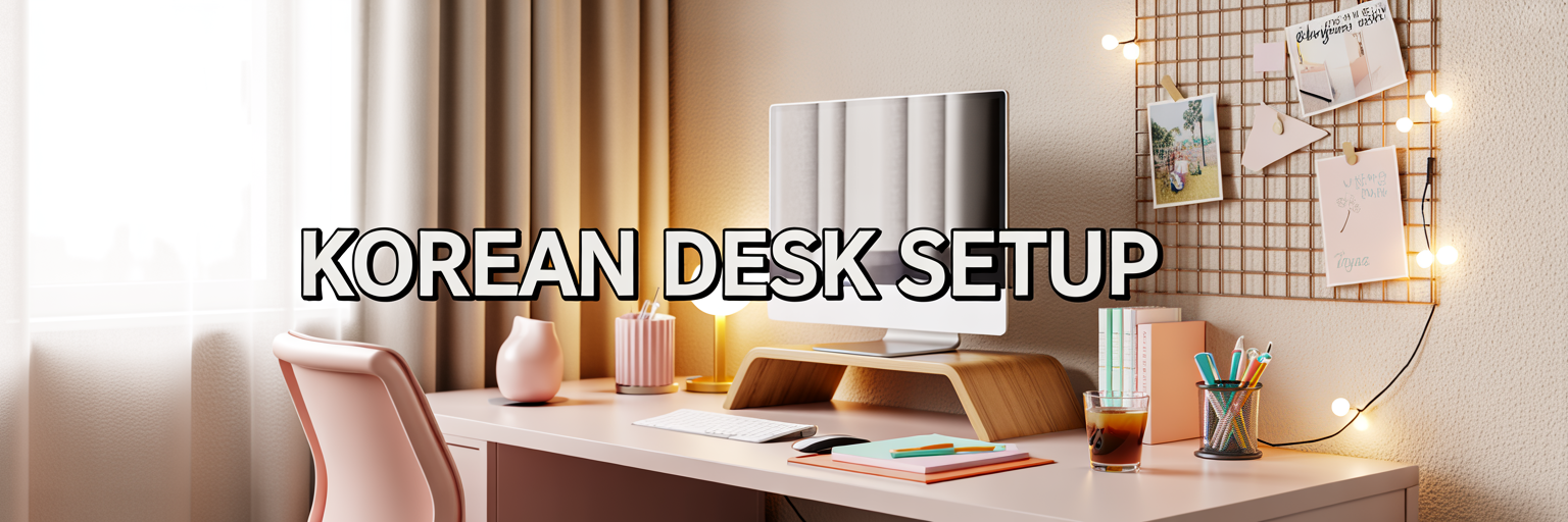 Korean Desk Setup Finds for Studying in a Cozy Corner