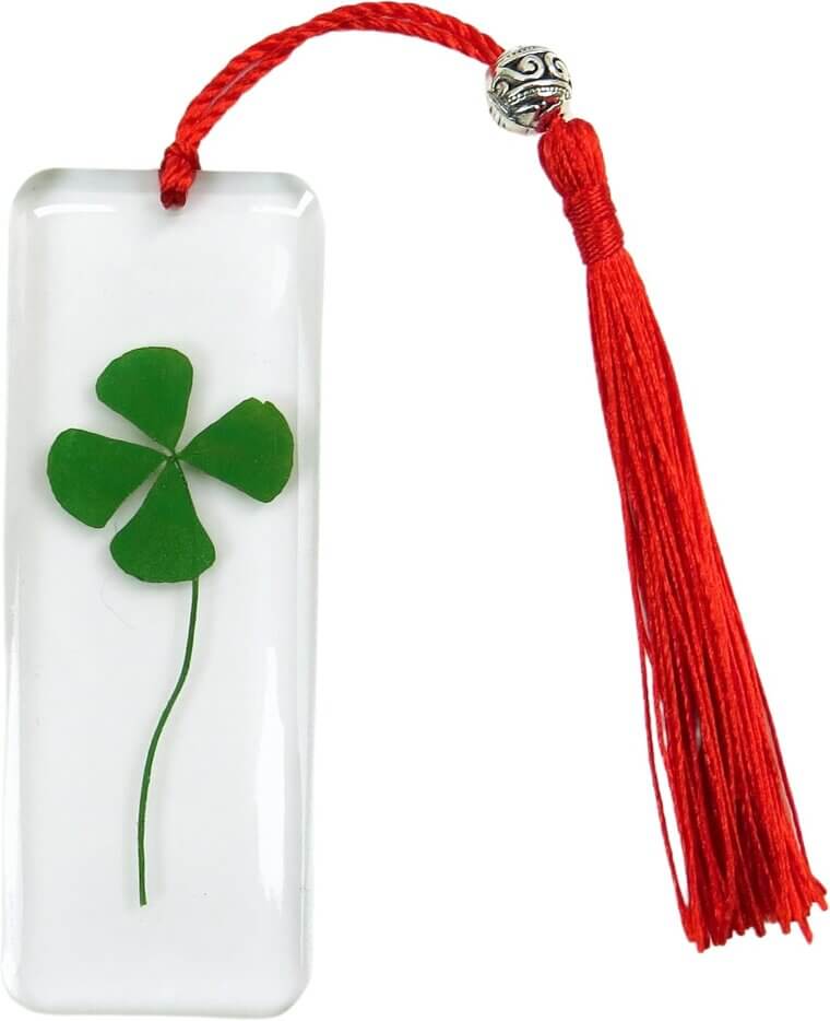 Four Leaf Clover Bookmark - A Lucky Charm for Book Lovers! 
