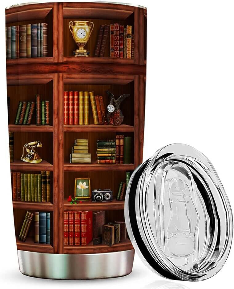 Book Tumbler Mug - Perfect for Book Lovers and Librarians - 5% Off!