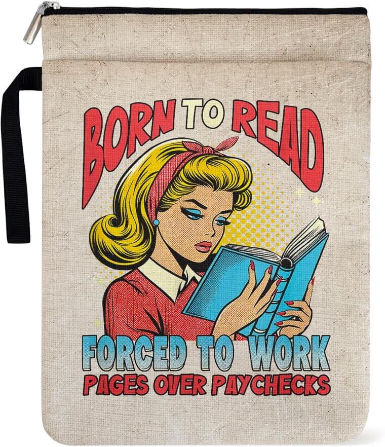 Vintage Book Sleeve - Perfect for Book Lovers and Librarians 