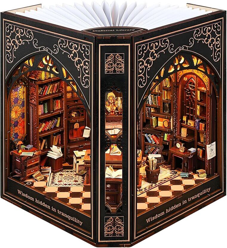 Book Nook Kit with Nightlight – Perfect DIY Decor for Home & Office - Now 20% Off!