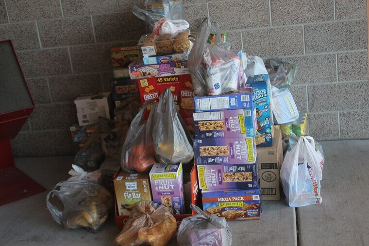 Bottled Water and Non-Perishable Foods