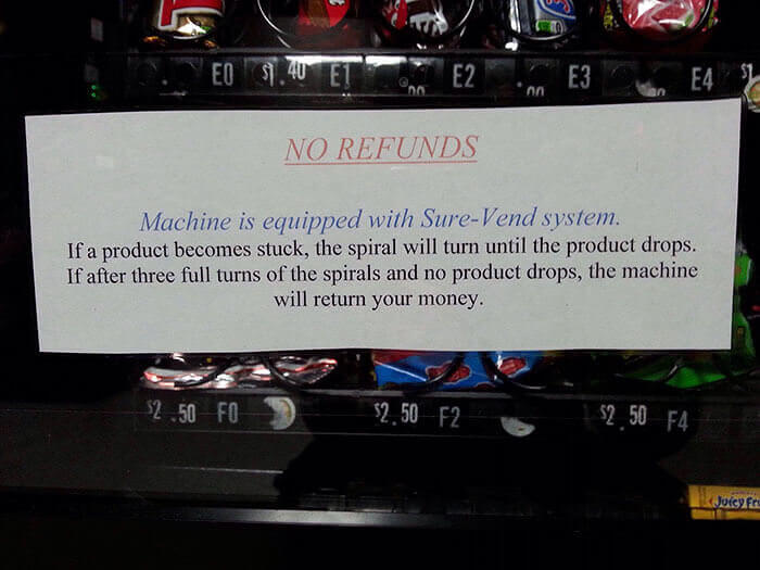 A Vending Machine That Finally Addressed the Issue