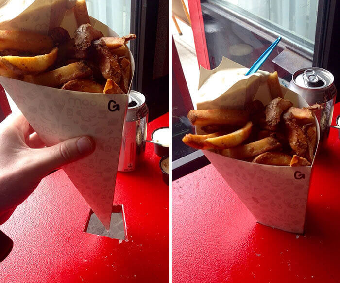 Fries in Paper Cones