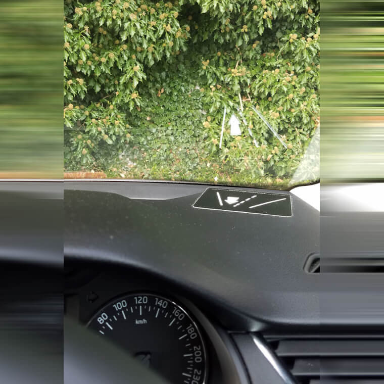 This Sticker Keeps Drivers On The Correct Side Of The Road