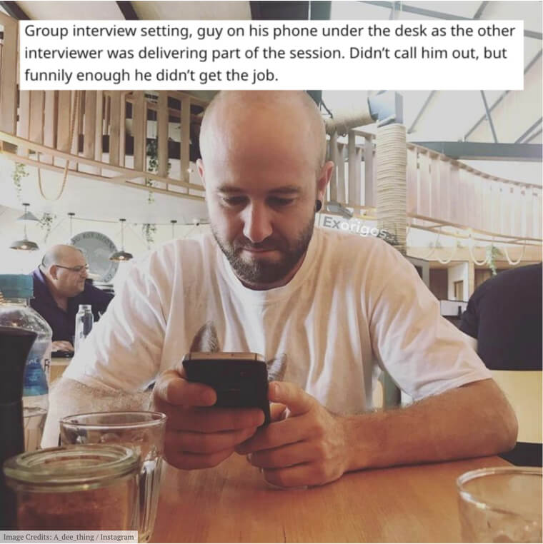 Please Don't Smile Down at Your Crotch During Your Interview