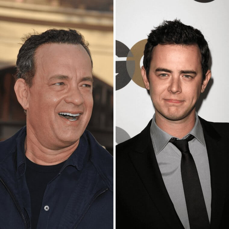 Tom Hanks and Colin Hanks