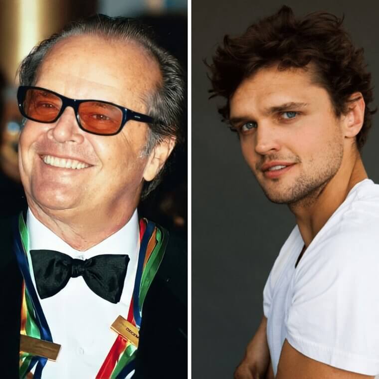 Jack Nicholson and Ray Nicholson