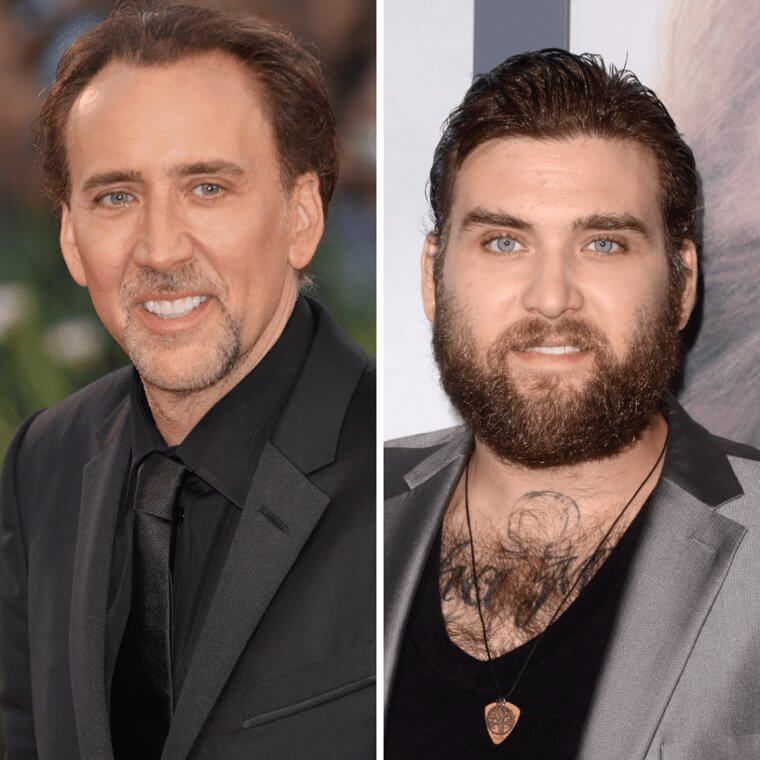 Nicolas Cage and Weston Coppola Cage