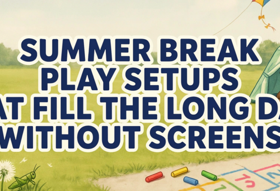 Summer Break Play Setups That Fill the Long Days Without Screens