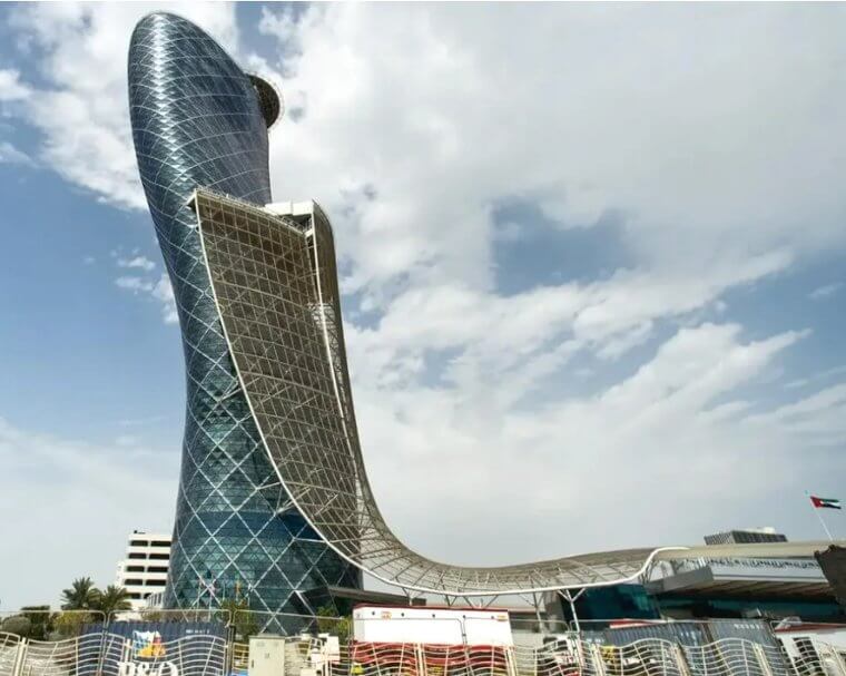 Capital Gate in Abu Dhabi