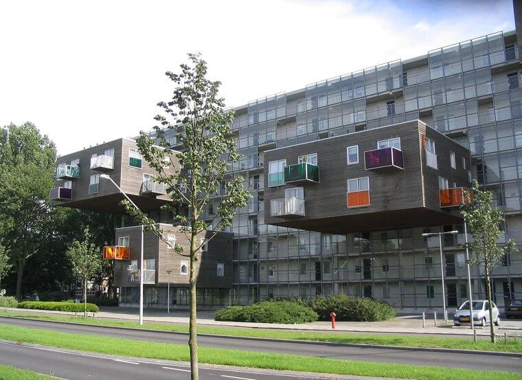 Wozoco Apartments in Amsterdam, The Netherlands