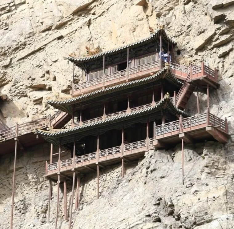 The Hanging Monastery, Mount Heng in China