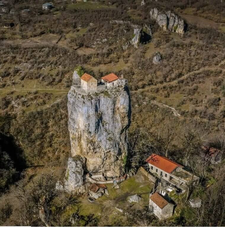 Katskhi Pillar In Georgia