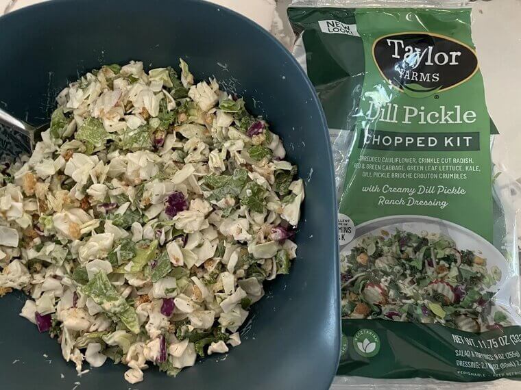 Packaged Salad Sticker Shocks