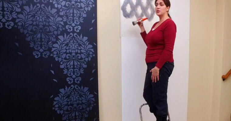 Stenciled Walls