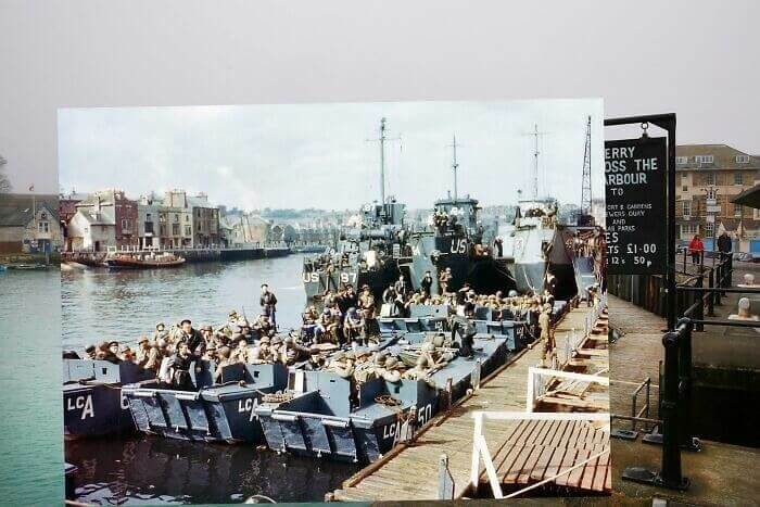 British Soldiers Destined For The Shores Of Normandy And D-Day