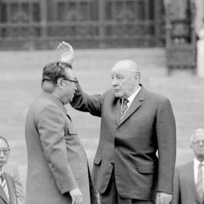 Kim Il-Sung Of North Korea's Tumor On The Side Of His Head