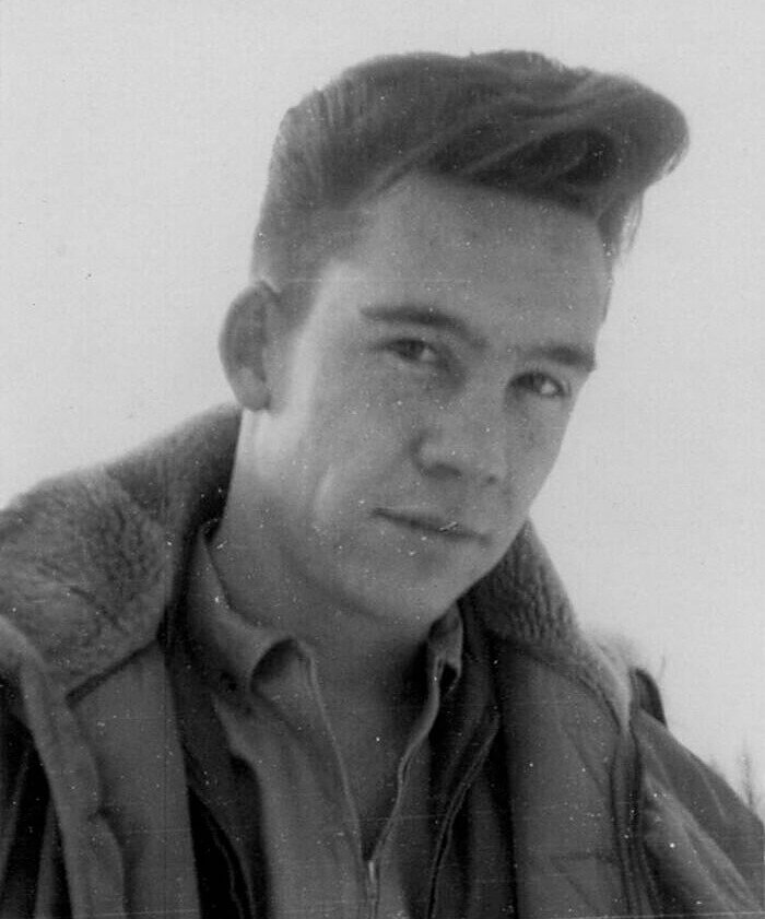 Painter Bob Ross Before He Permed His Hair And Beard
