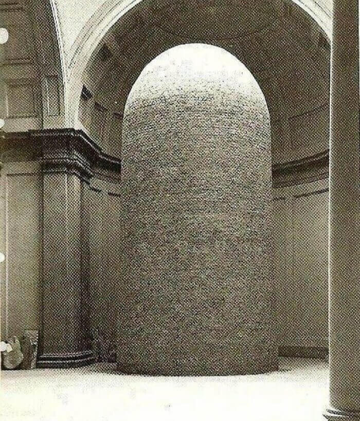 Michelangelo's Huge Statue Of David Surrounded By Bricks During WWII