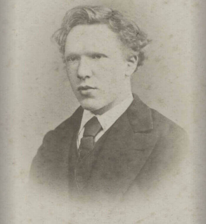 A Photograph Of Artist Vincent Van Gogh In His Prime