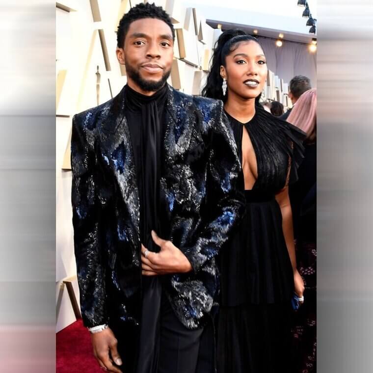 Chadwick Boseman & Taylor Simone Ledward
