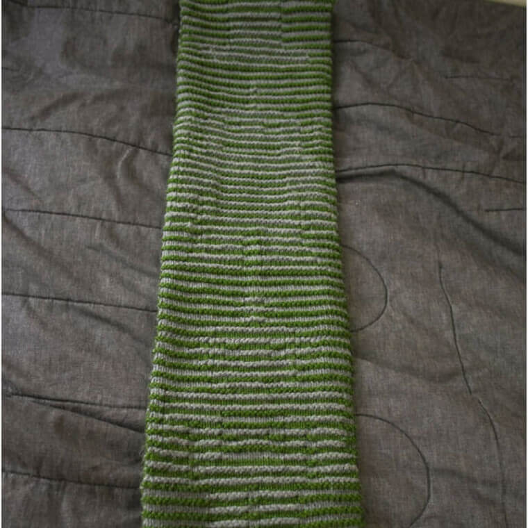 Scarf With Robots Pattern