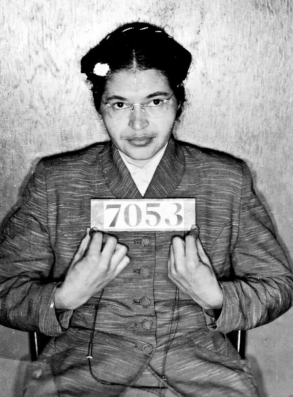 Rosa Parks in Her Mugshot