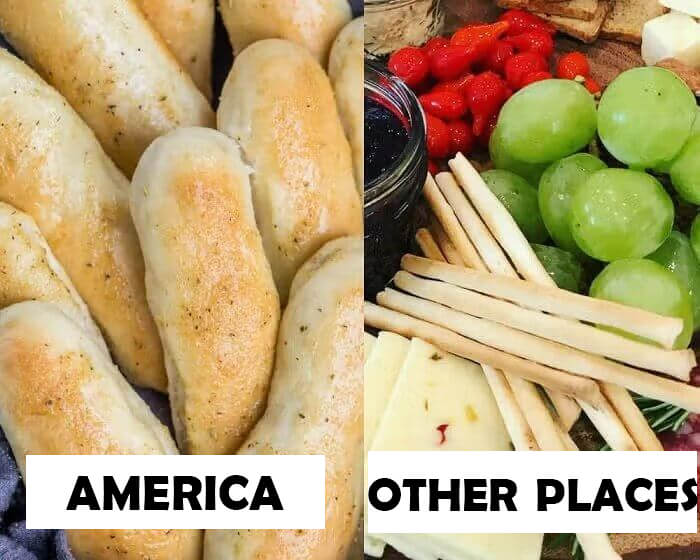 Los palitos de pan son verdaderos palitos de pan fuera de EE.UU
