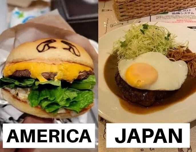 Así sirve Japón su "filete de hamburguesa"