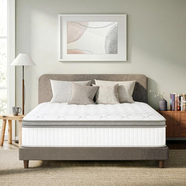 GAESTE King Mattress - Ultimate Comfort with Memory Foam & Springs - Now 10% Off!