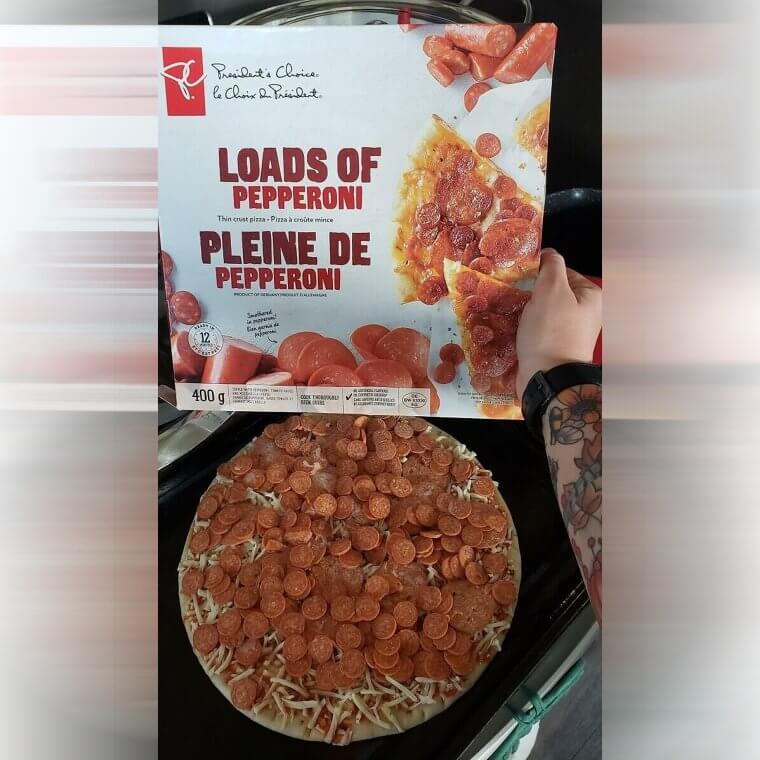 Eine Peperoni-Explosion