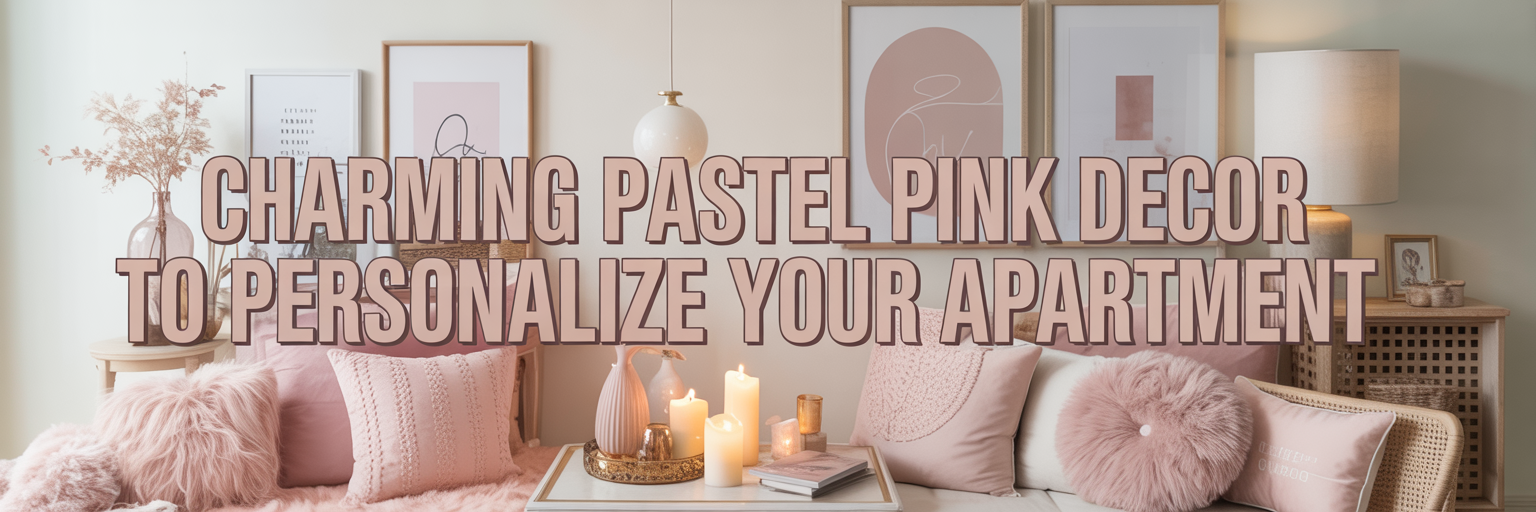 Charming Pastel Pink Decor to Personalize Your Apartment