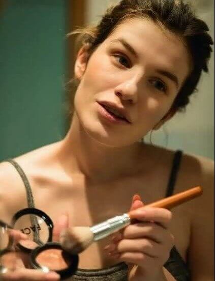 No apliques rubor en las "manzanas"