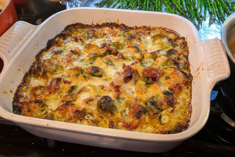 Brussels Sprouts Gratin