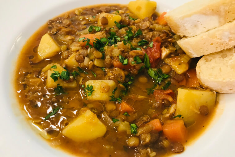 Lentil Mushroom Casserole