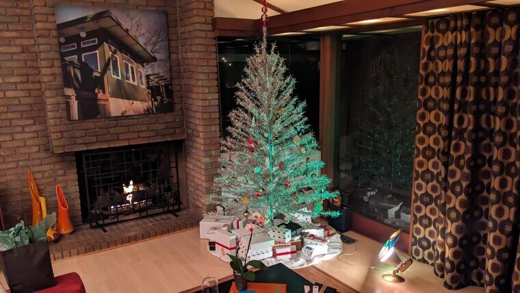 Color Wheel Lamps for Aluminum Christmas Trees