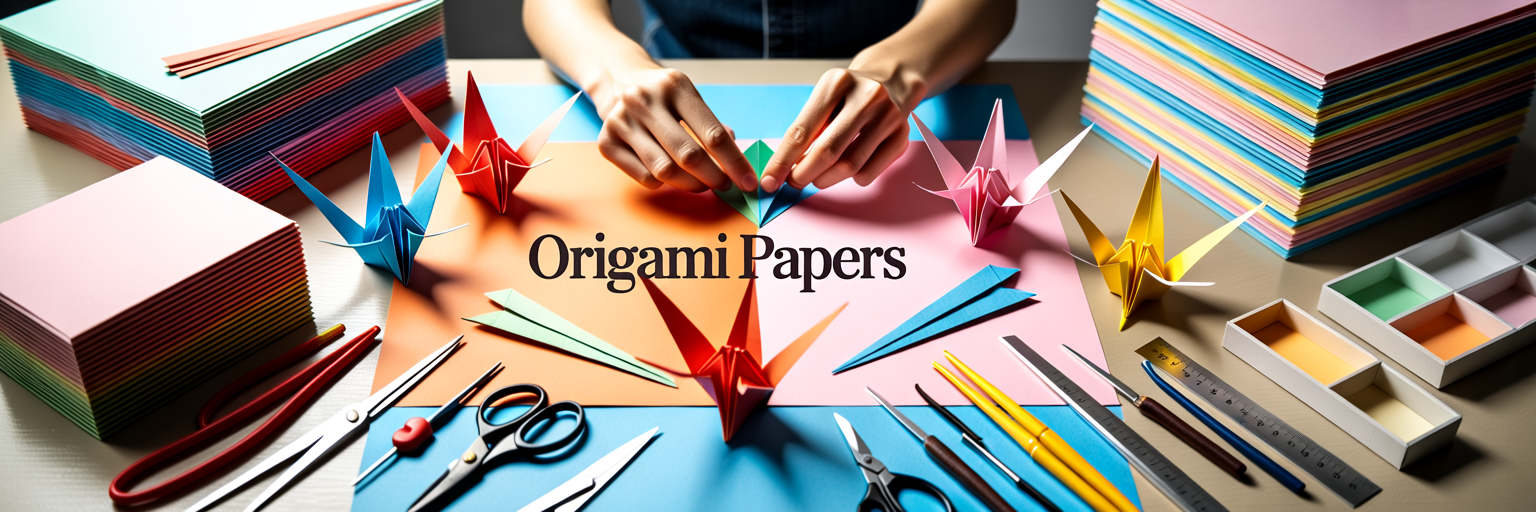 Origami Papers and Tools for Folds That Hold Their Crisp Edges