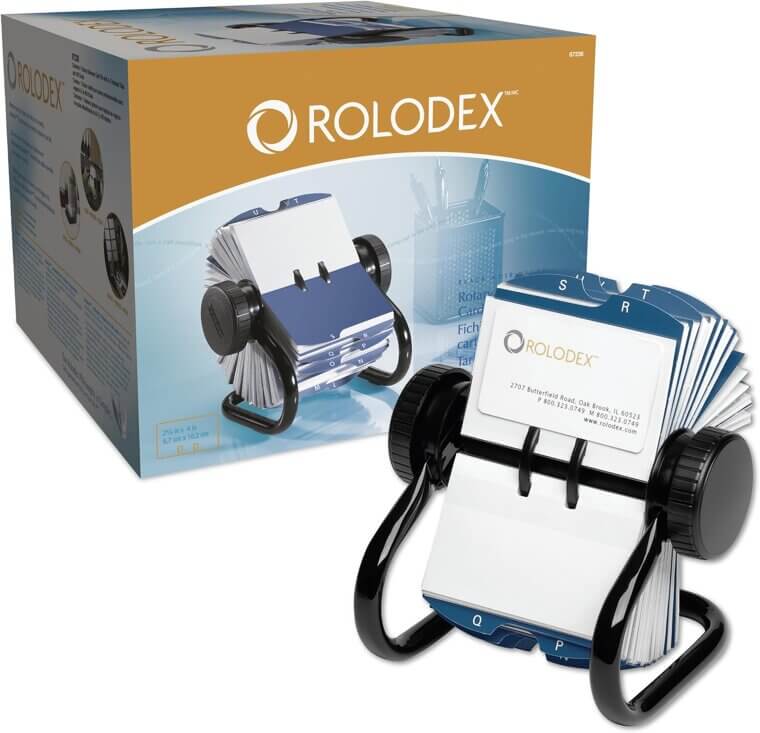 Rolodex Rotary File - Organize Your Contacts Effortlessly! - Now 23% Off!