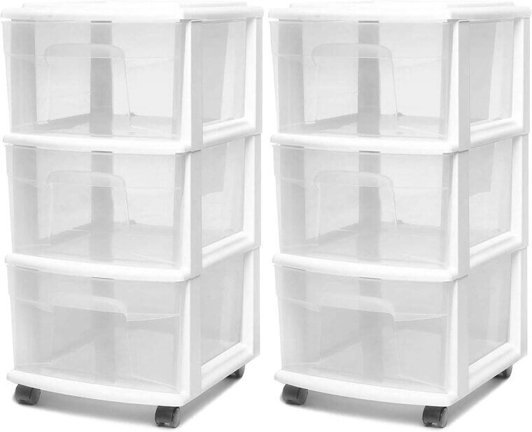 HOMZ Drawer Tower - Organize Your Space with Style - Now 15% Off!